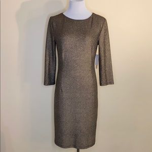 Gibson Latimer Bronze sleeved dress medium